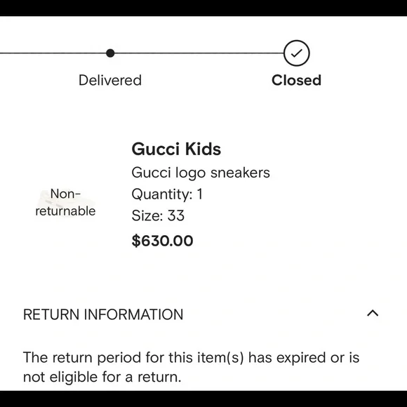 Kid Gucci Sneakers - Picture 3 of 3